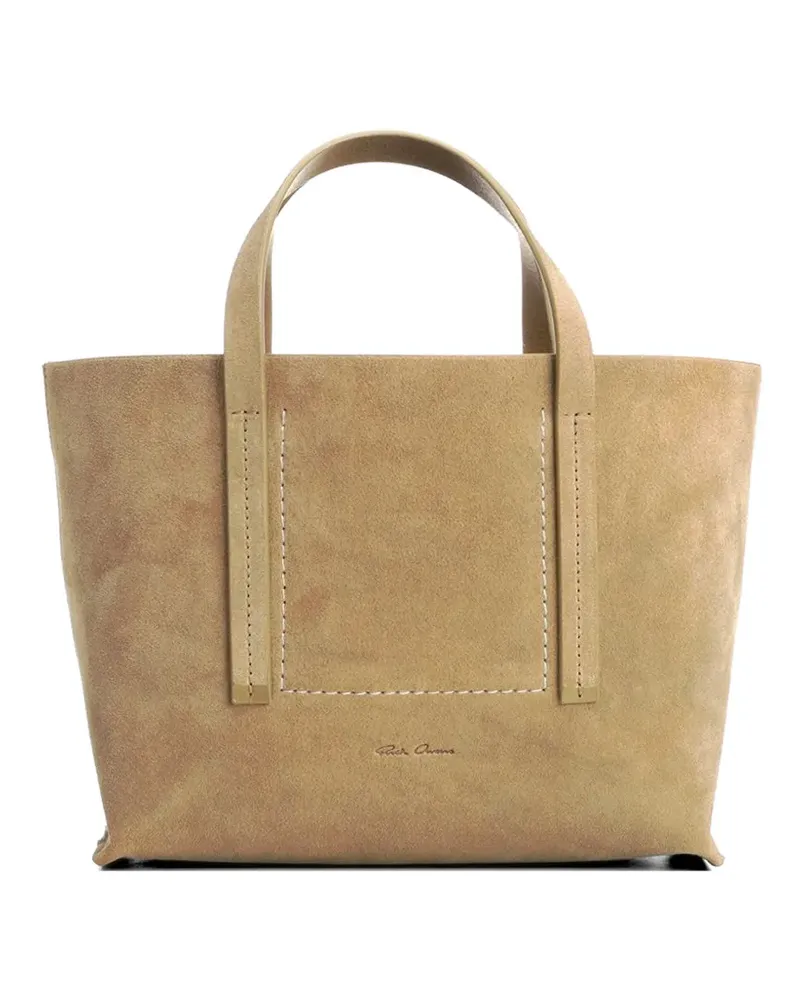 Rick Owens mini Shopper tote bag - Nude Nude