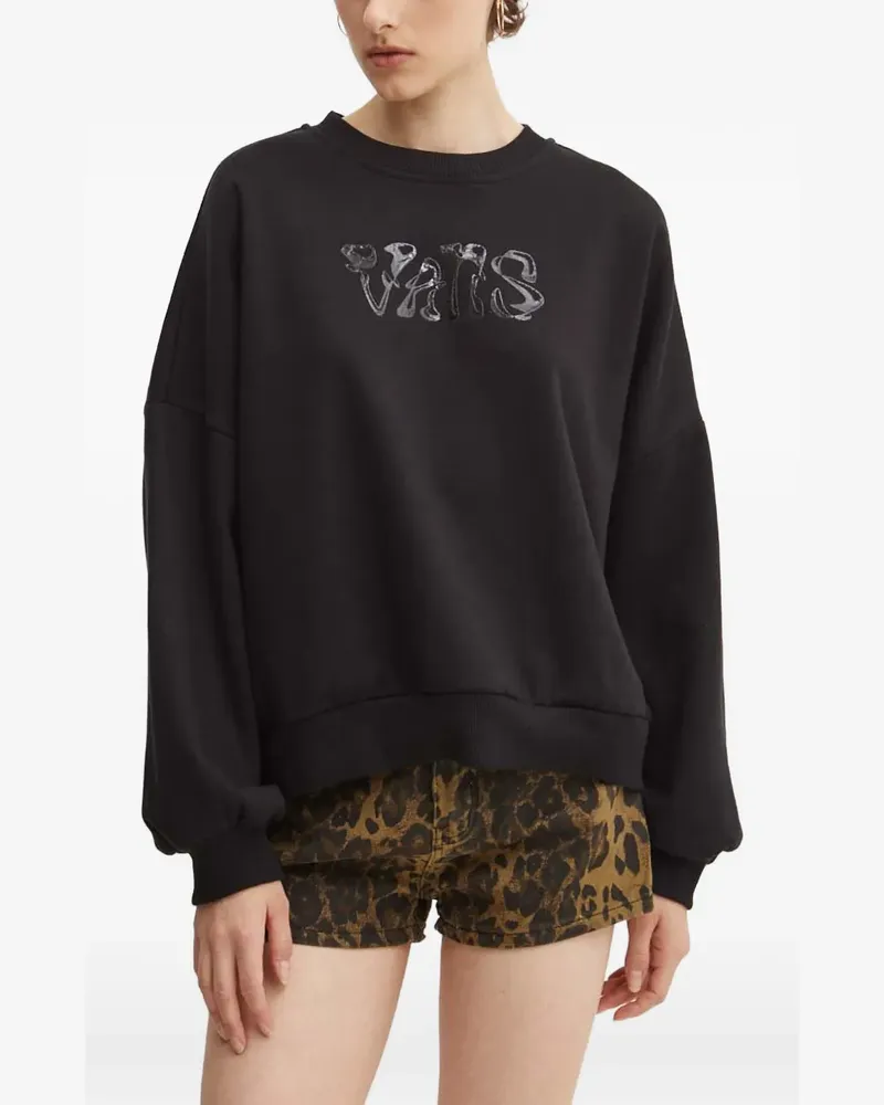 Vans Sweatshirt mit Logo-Print - Schwarz Schwarz