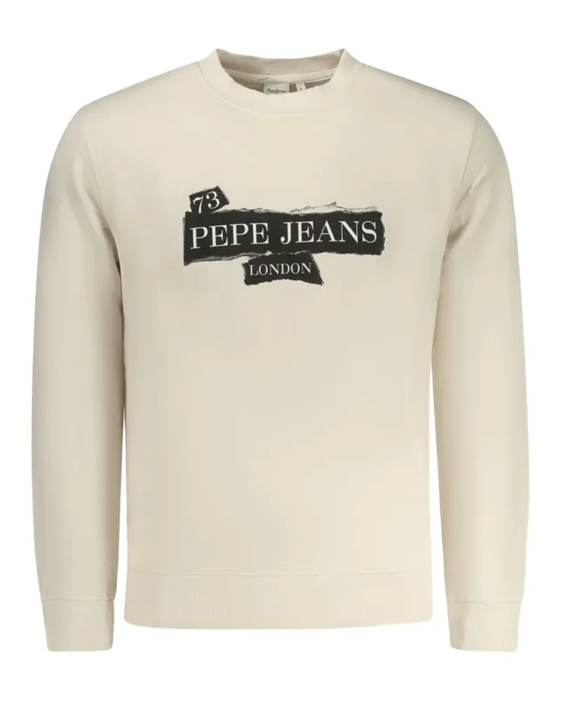 Pepe Jeans logo-print sweater - Nude Nude
