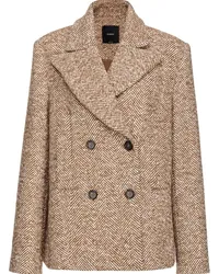 Pinko Doppelreihiger Blazer Nude