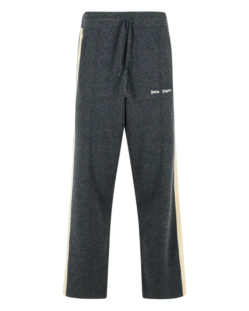 Palm Angels Jogginghose mit Streifen - Grau Grau