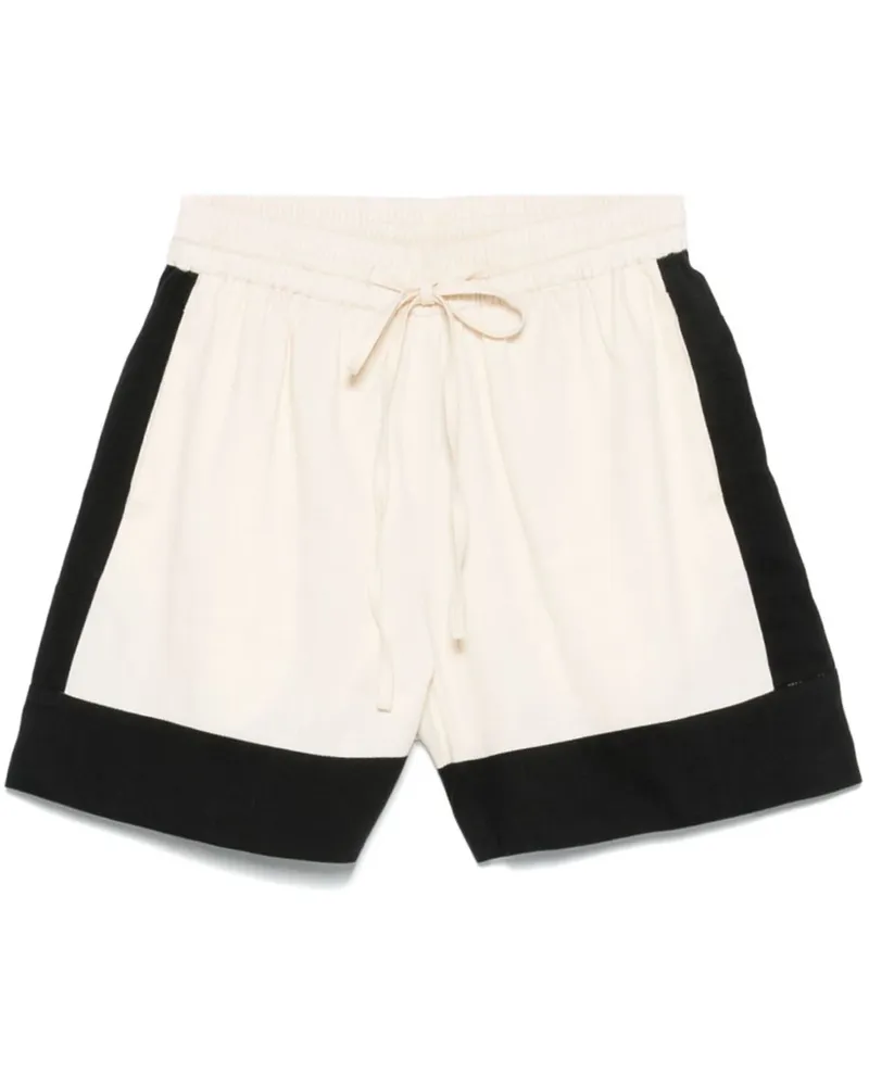Sandro Zweifarbige Shorts - Nude Nude
