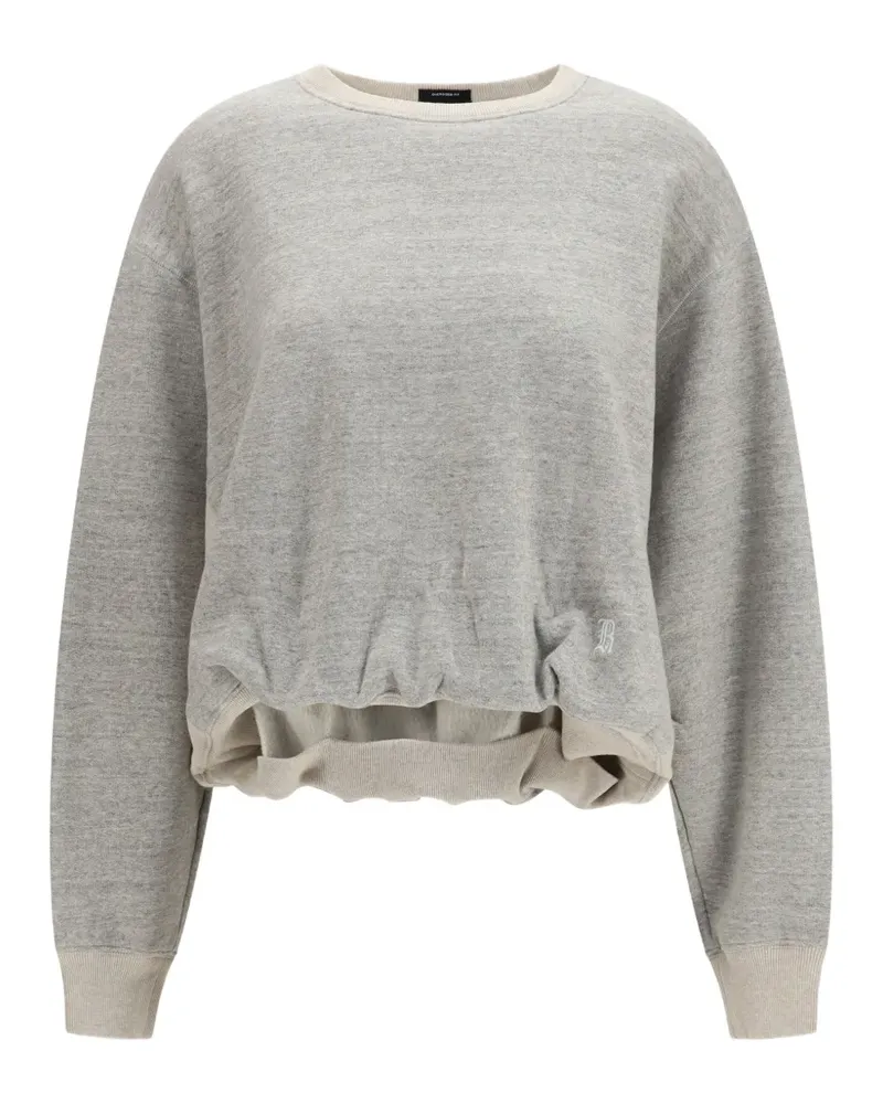 R13 New York Sweatshirt mit Ballon-Print - Grau Grau