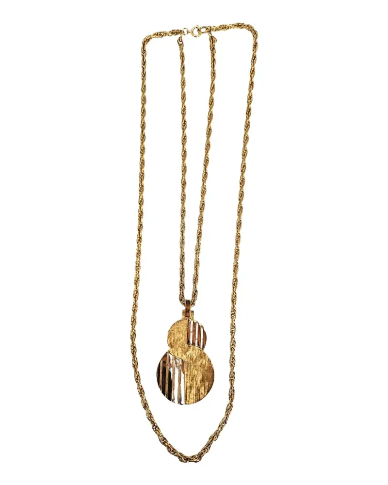 Madison Modernist pendant necklace - Gold Gold