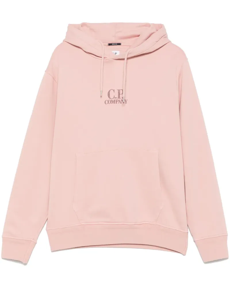 C.P. Company Hoodie mit Logo-Stickerei - Rosa Rosa