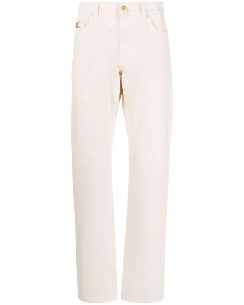 Versace Medusa '95 straight-leg jeans Nude