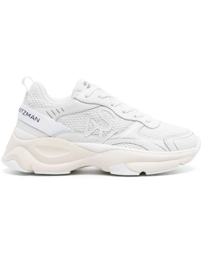 Stuart Weitzman Sneakers mit Logo-Patch - Weiß Weiß