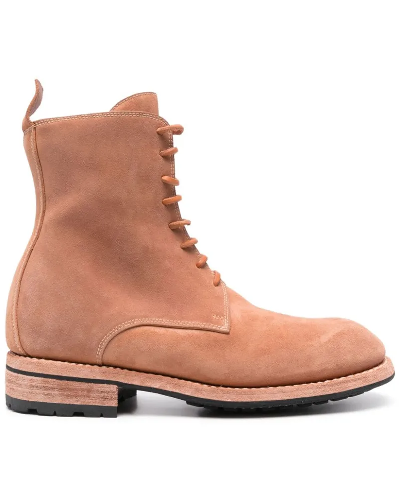 GUIDI Stiefeletten mit Schnürung - Nude Nude