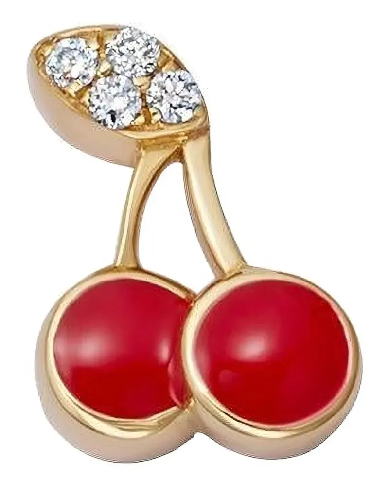 Loquet 18K yellow gold Cherry lockets charm Gold