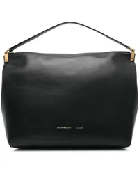 Emporio Armani Handtasche aus Leder Schwarz