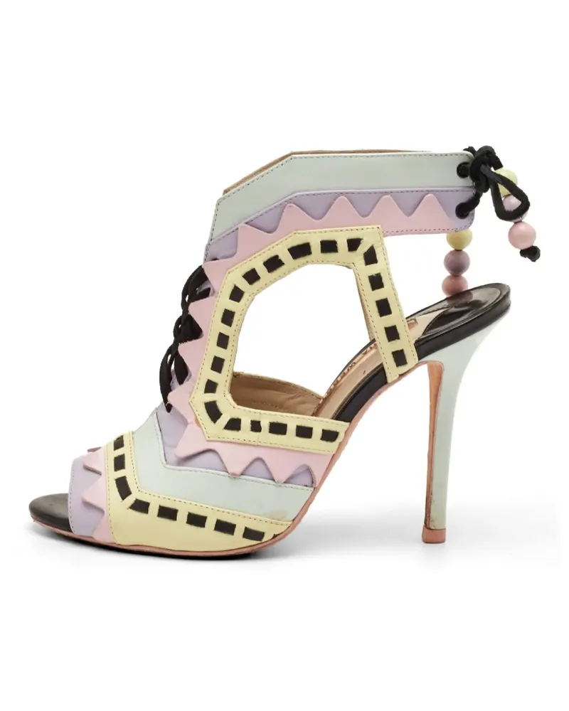 Sophia Webster Riko cut-out sandals - Blau Blau