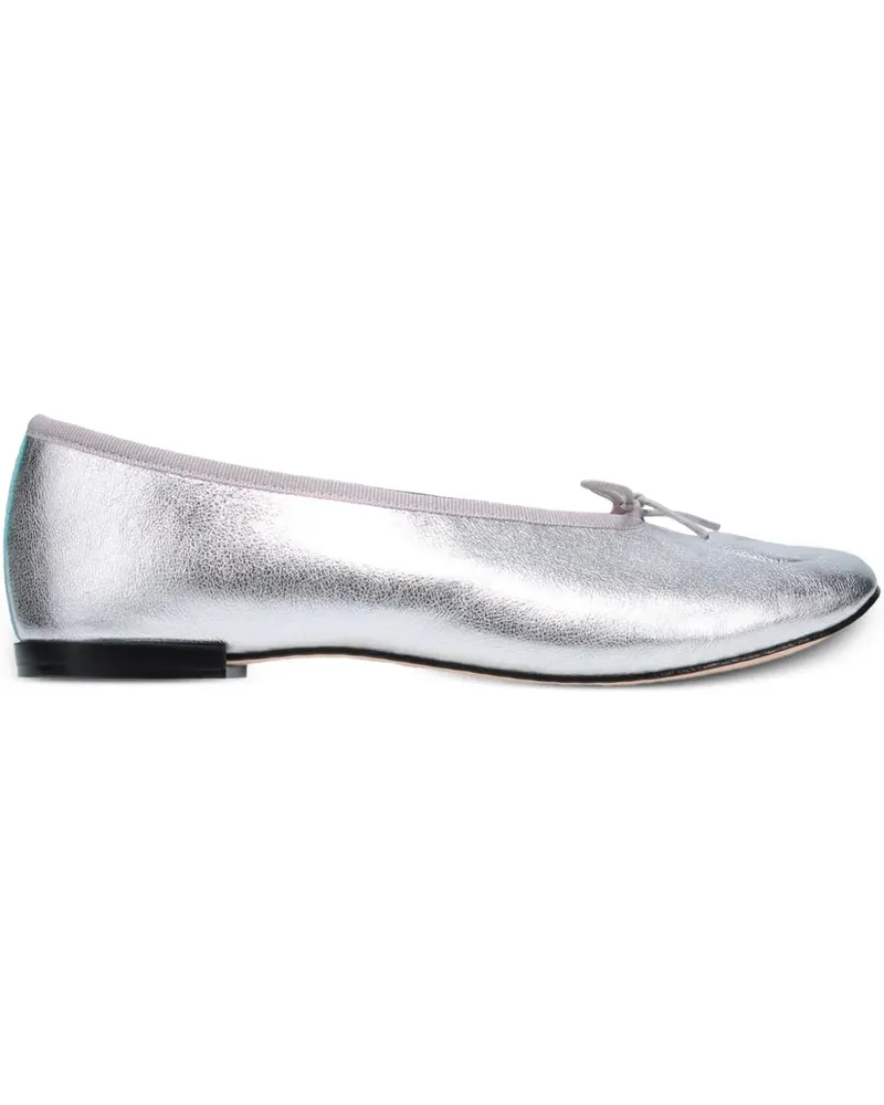 Repetto x Marine Serre Lilouh Ballerinas im Metallic-Look - Silber Silber