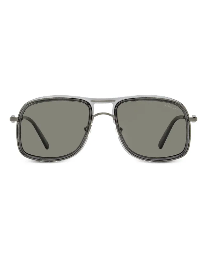 Moncler Getönte 223 Pilotenbrille - Grau Grau