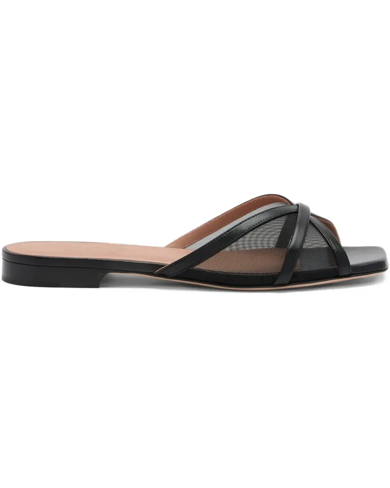 Malone Souliers Flache Sandalen - Schwarz Schwarz