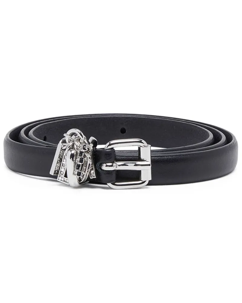 Diesel B-Charm-Loop Gürtel aus Gürtel - Schwarz Schwarz