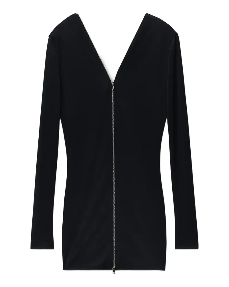 Alexander Wang continuous zipper mini dress - Schwarz Schwarz