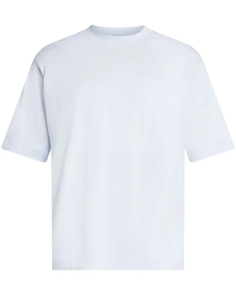 Lacoste T-Shirt mit Logo-Print - Blau Blau