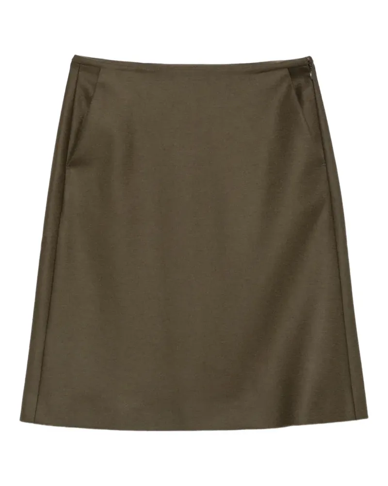 Jil Sander A-line midi skirt - Grün Grün