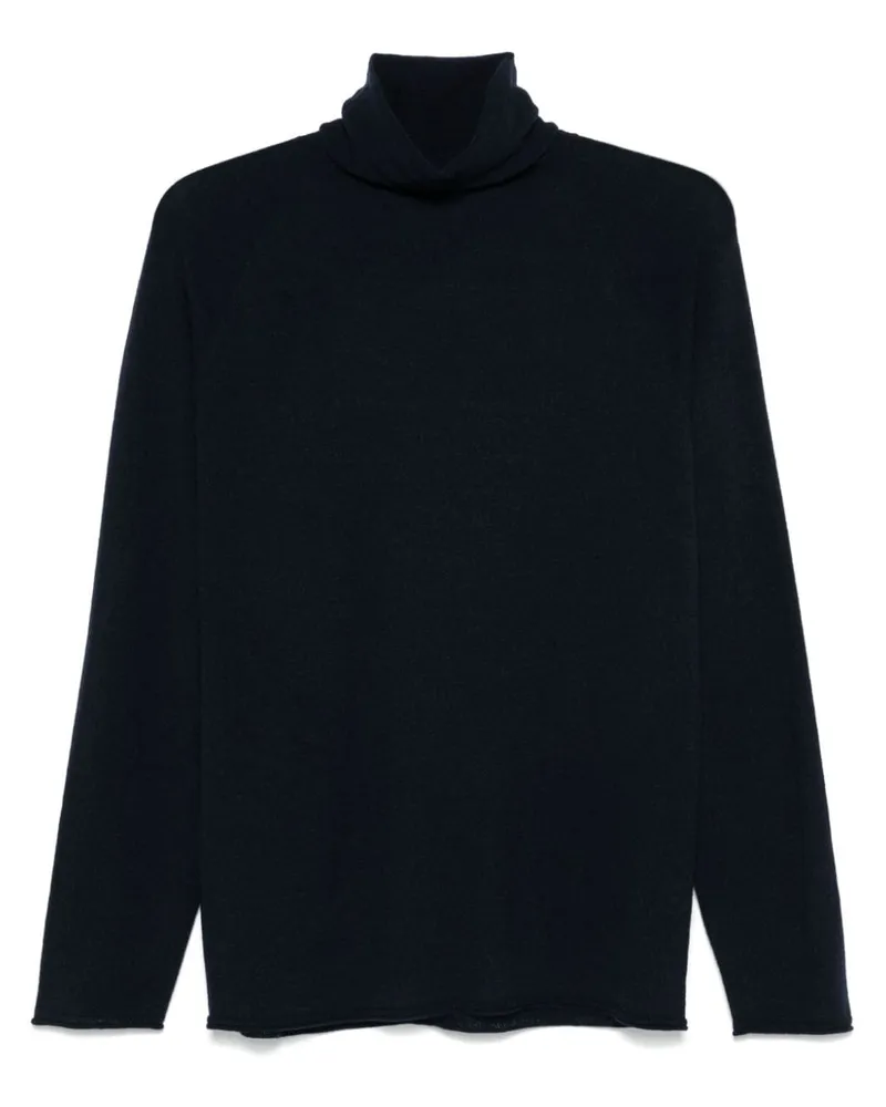 Roberto Collina Pullover mit Stehkragen - Blau Blau