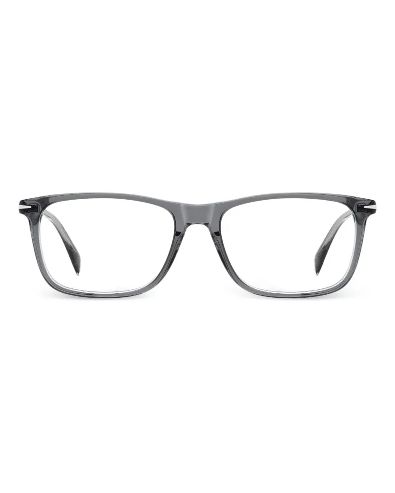 EYEWEAR by DAVID BECKHAM Brille mit eckigem Gestell - Grau Grau