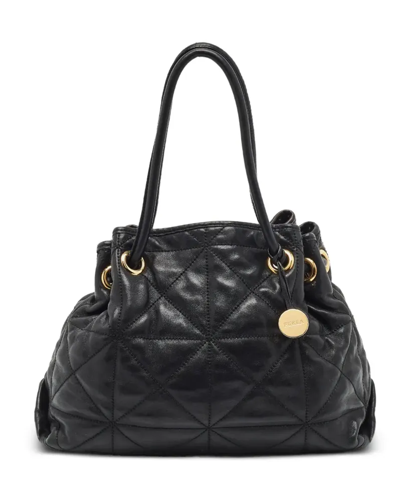 Furla Gesteppte Handtasche - Schwarz Schwarz