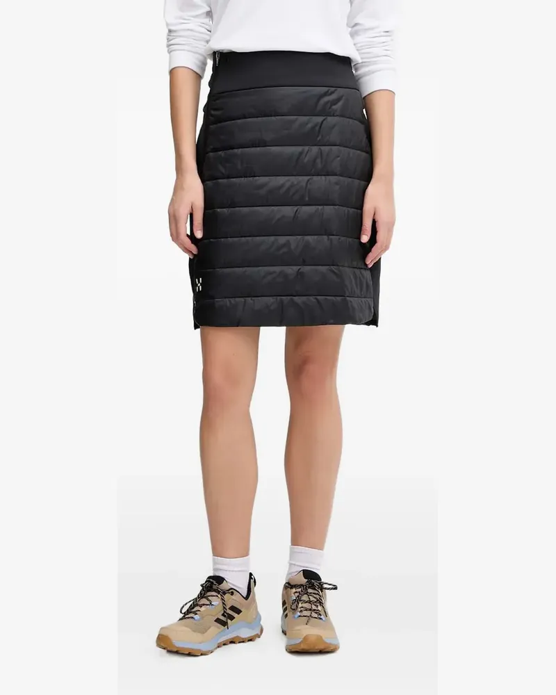 Haglöfs Mimic II quilted mini skirt - Schwarz Schwarz