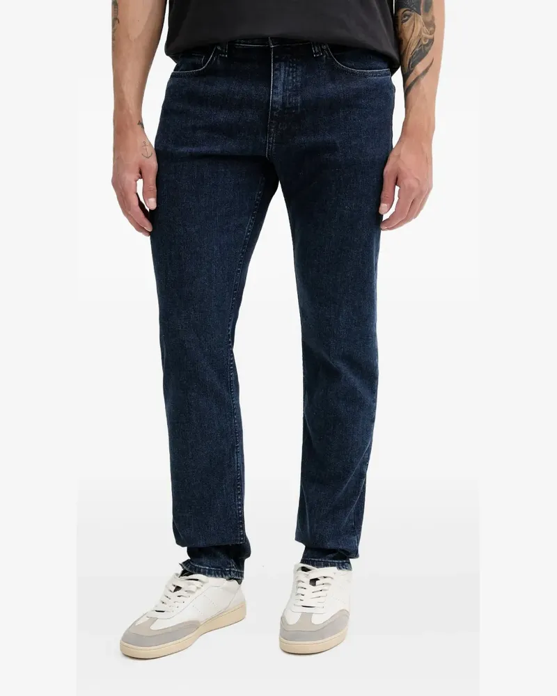 HUGO BOSS Klassische Slim-Fit-Jeans - Blau Blau