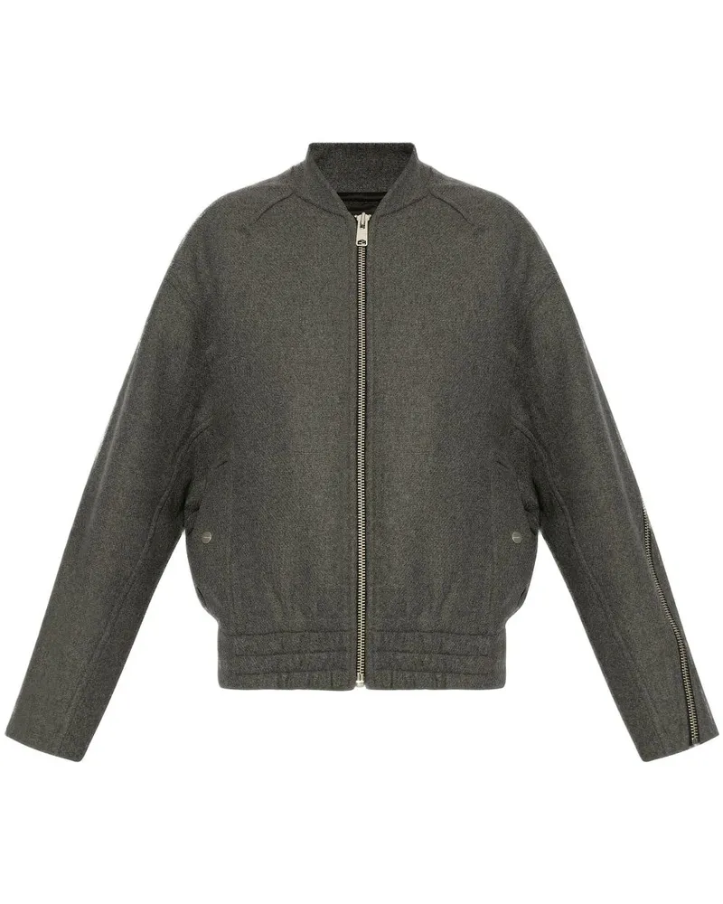 AllSaints Hackney Bomberjacke - Grau Grau