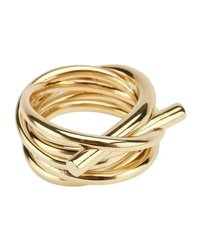 Ferragamo Gewebter Ring - Gold Gold