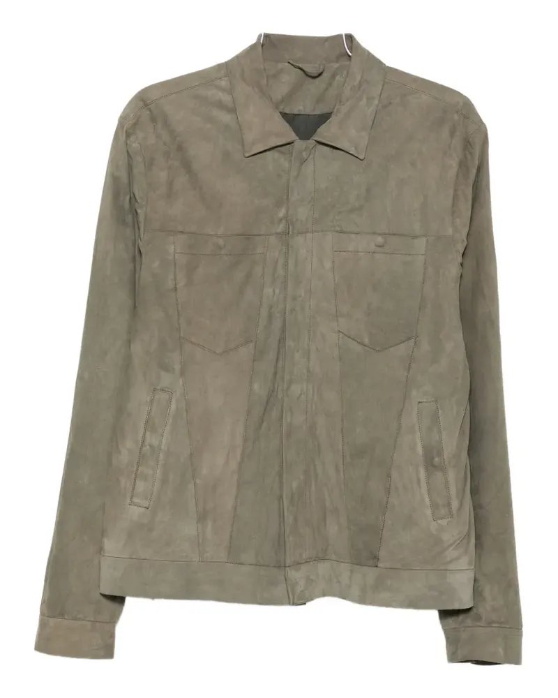 Giorgio Brato suede jacket - Grün Grün