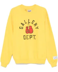 GALLERY DEPT. Boxing Merch Sweatshirt Gelb