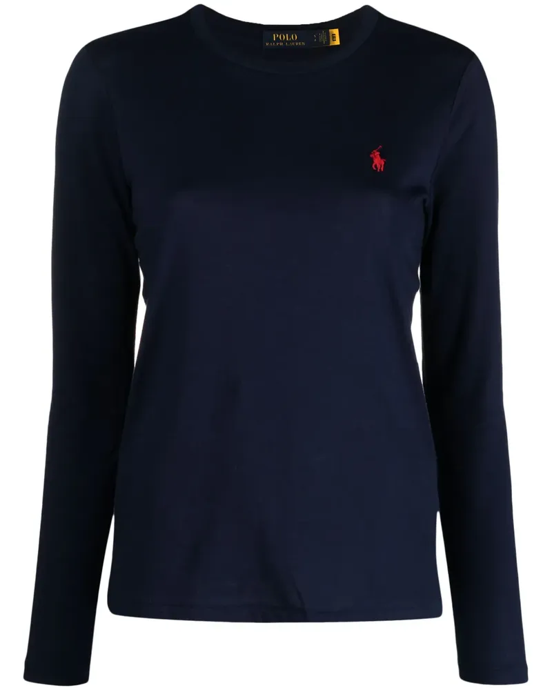 Ralph Lauren Polo Pony Langarmshirt - Blau Blau