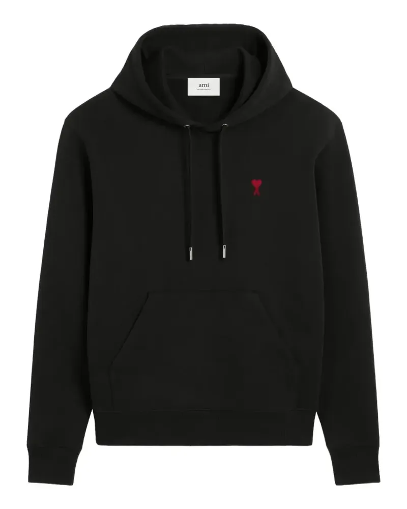 AMI Paris drawstring hoodie - Schwarz Schwarz