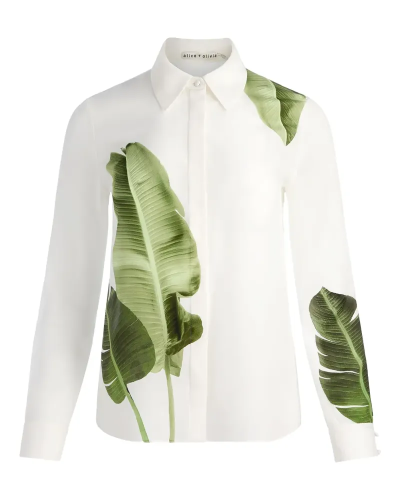 Alice + Olivia Willa Hemd - Weiß Weiß