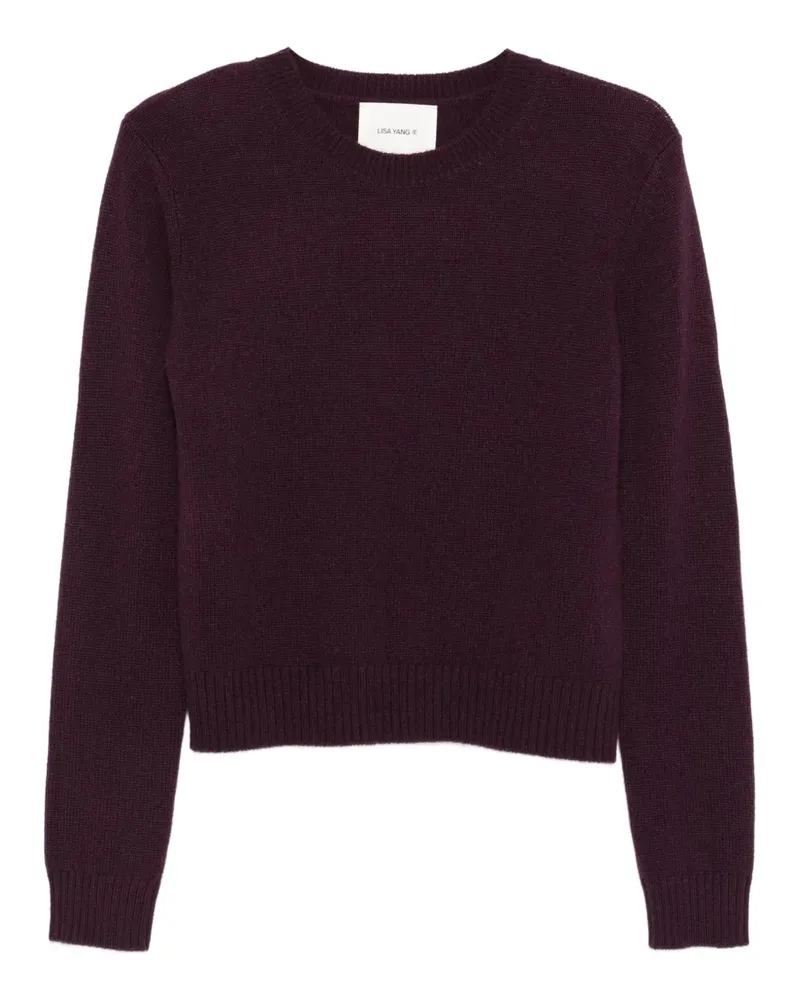 Lisa Yang Mable Kaschmirpullover mit Rundhalsausschnitt - Rot Rot