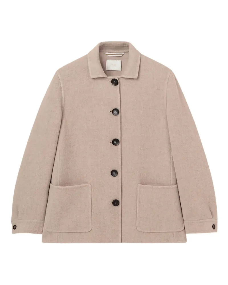 Fedeli Jacke mit aufgesetzten Taschen - Nude Nude