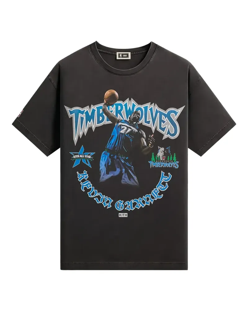 KITH NBA Minnesota Timberwolves T-Shirt - Schwarz Schwarz