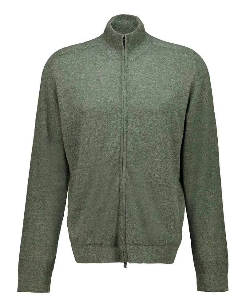 Piacenza Cashmere zip-up knitted cardigan - Grau Grau