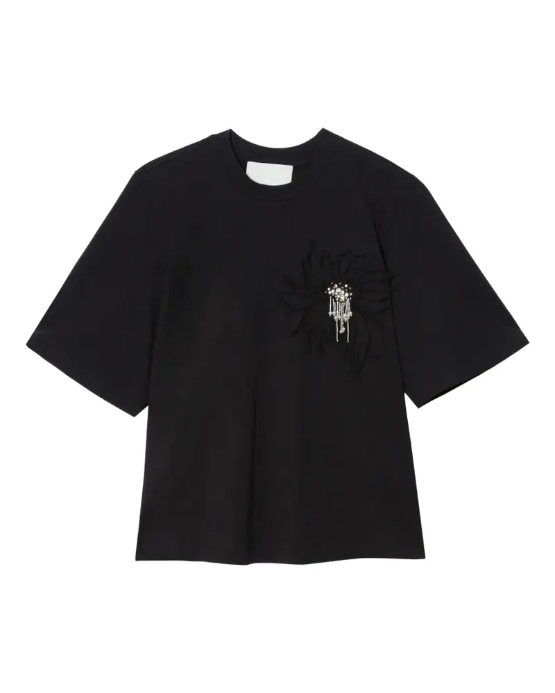 3.1 phillip lim appliqué T-shirt - Schwarz Schwarz