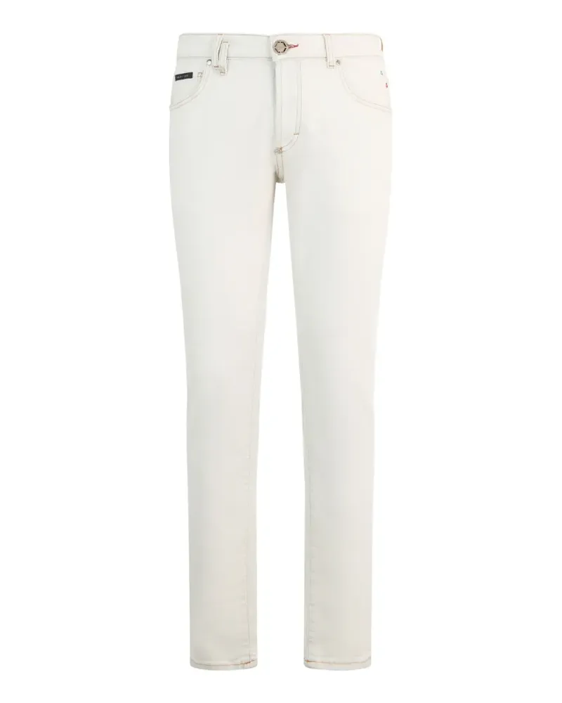 Philipp Plein Super Straight Jeans - Weiß Weiß