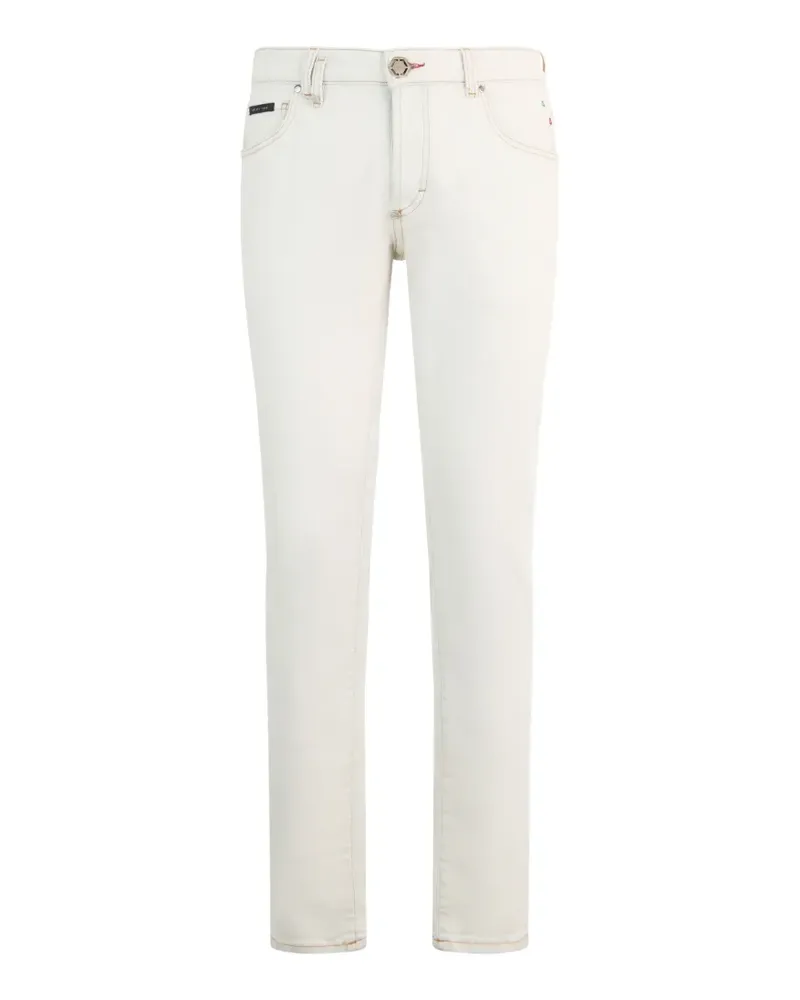 Philipp Plein Super Straight Jeans - Weiß Weiß