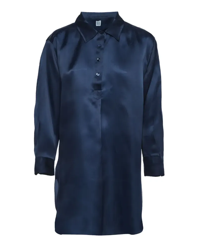 Totême Organza-Tunika aus Seide - Blau Blau