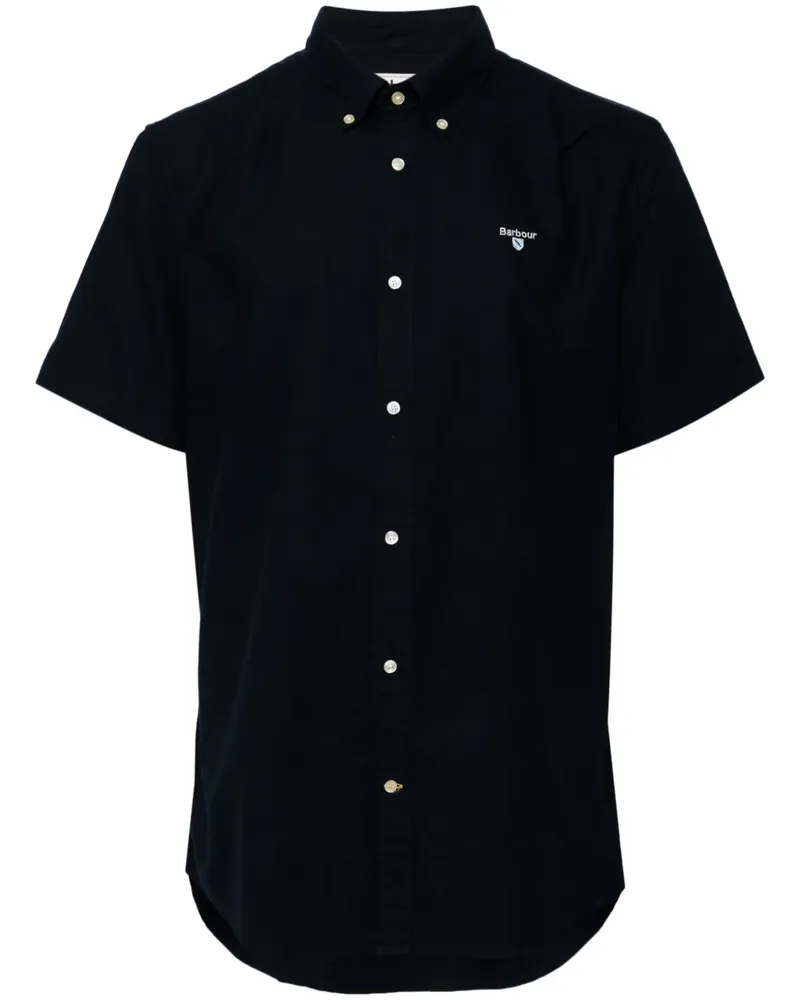 Barbour Hemd mit Logo-Stickerei - Blau Blau