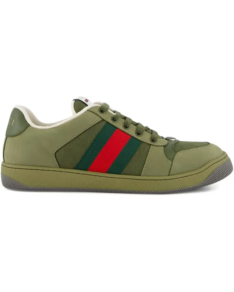 Gucci Screener Sneakers mit Print - Grün Grün