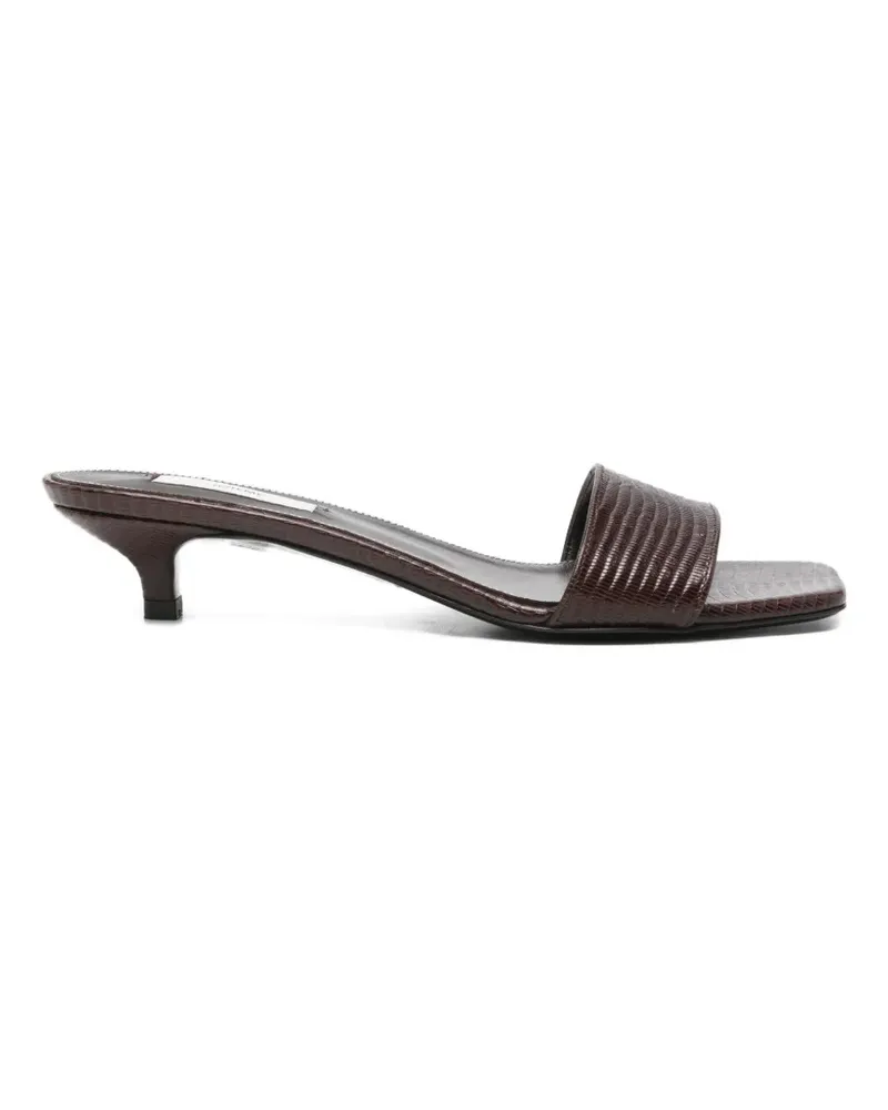 Totême Flache Sandalen - Braun Braun