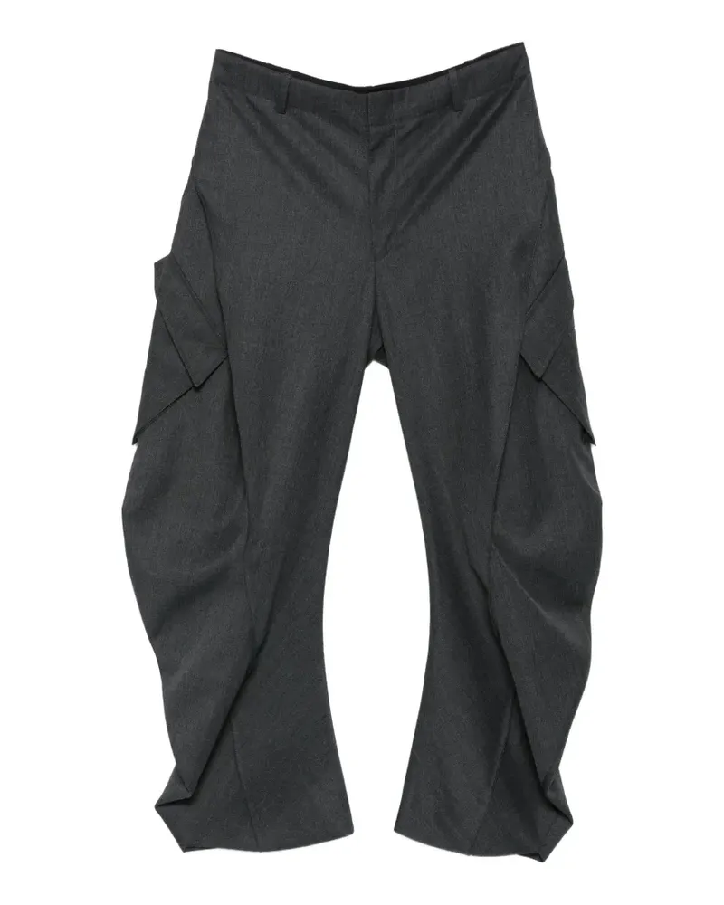 JiyongKim Cargohose mit Falten - Grau Grau