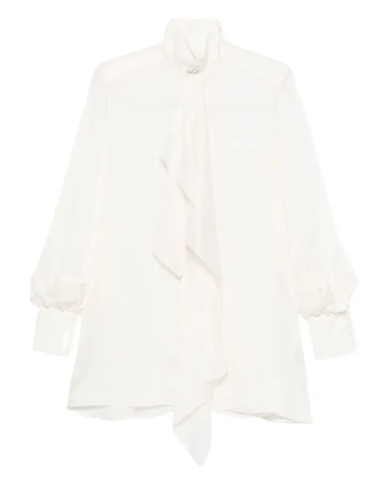 Sacai Hemd mit Rüschen - Weiß Weiß