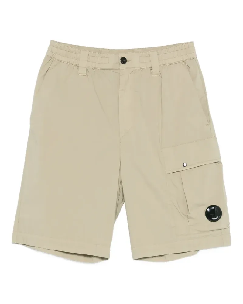 C.P. Company logo-patch cargo shorts - Nude Nude