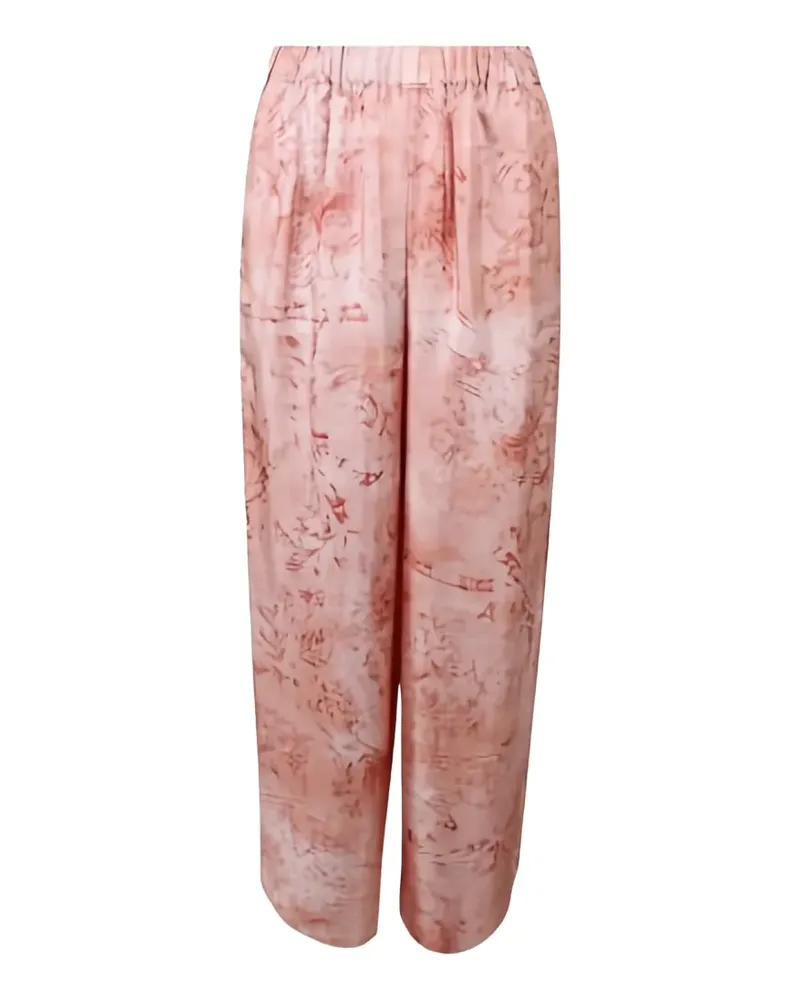 Max Mara Mxmzirlo Wide-Leg-Hose - Rosa Rosa