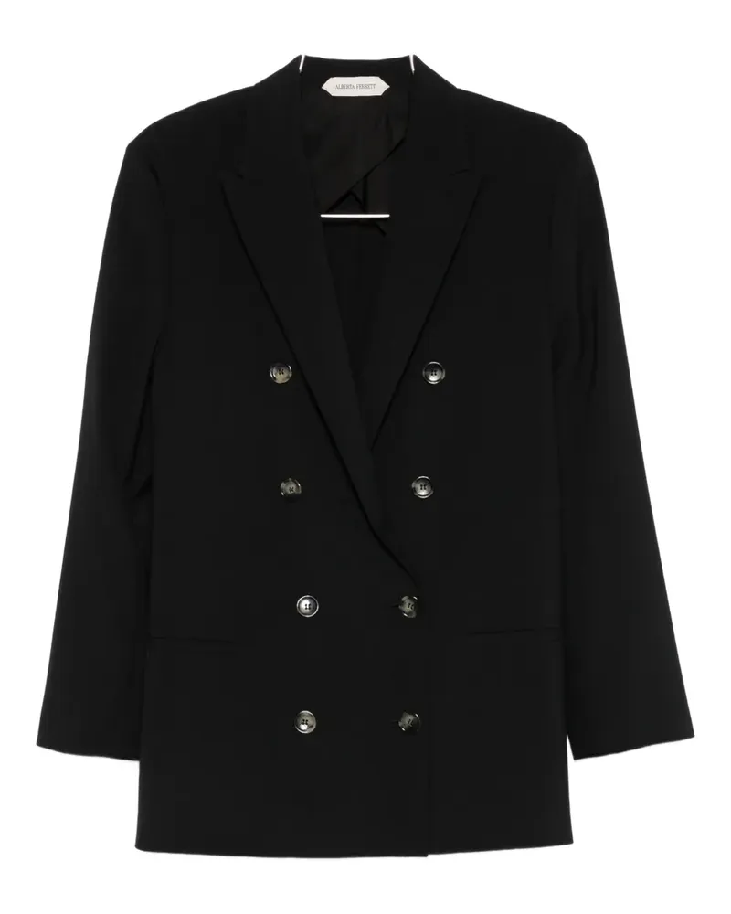 Alberta Ferretti double-breasted blazer - Schwarz Schwarz
